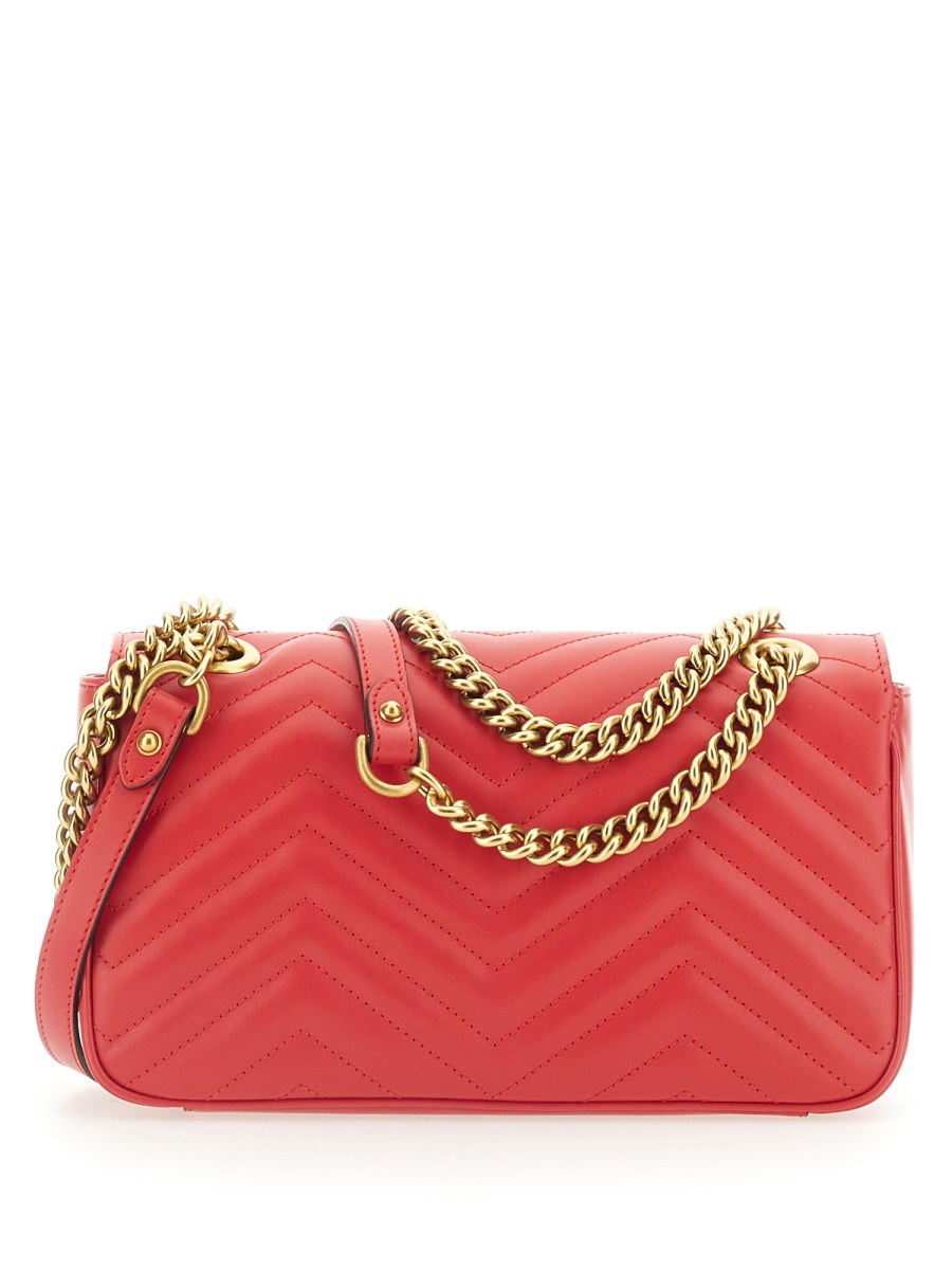 GUCCI MARMONT SMALL LEATHER SHOULDER BAG Eleonora Bonucci