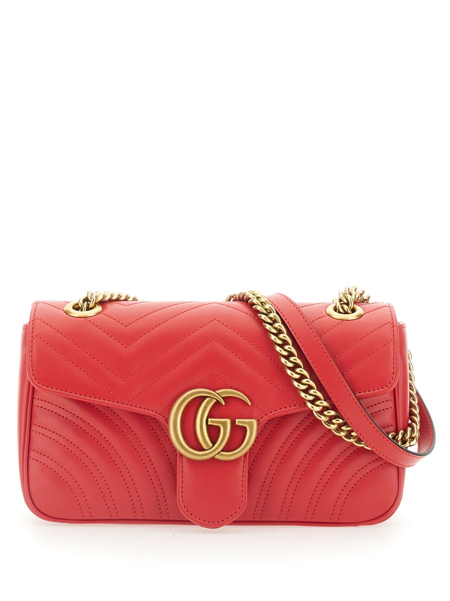 GUCCI MARMONT SMALL LEATHER SHOULDER BAG Eleonora Bonucci