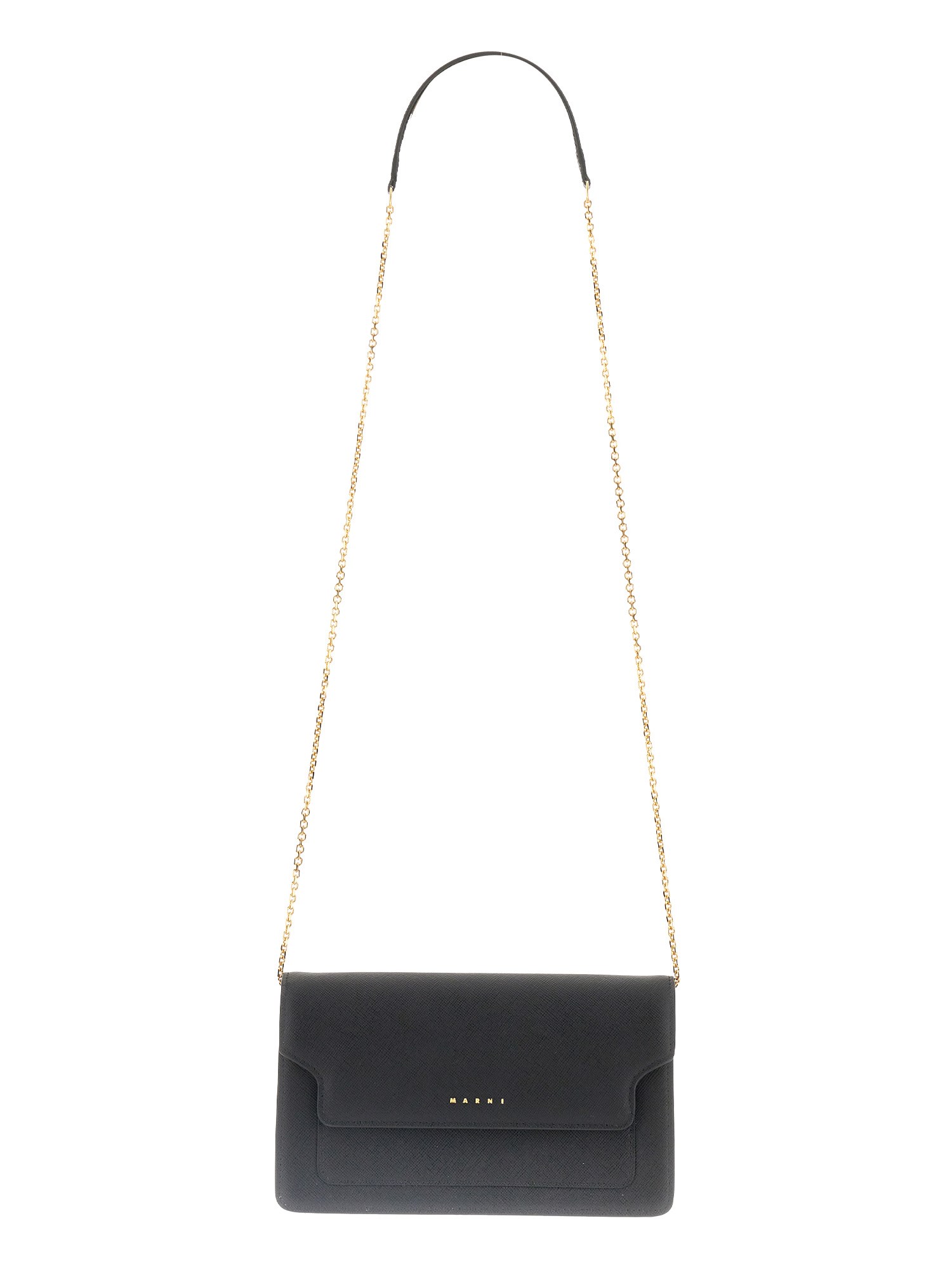 MARNI - MEDIUM SAFFIANO LEATHER TRUNK BAG - Eleonora Bonucci