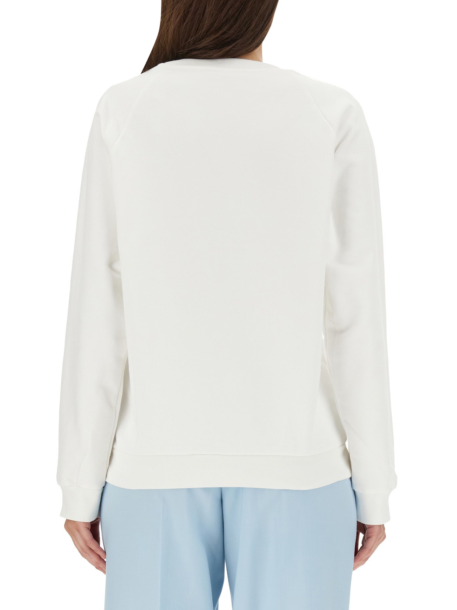 Marni Heart Crucipuzzle Sweatshirt In White
