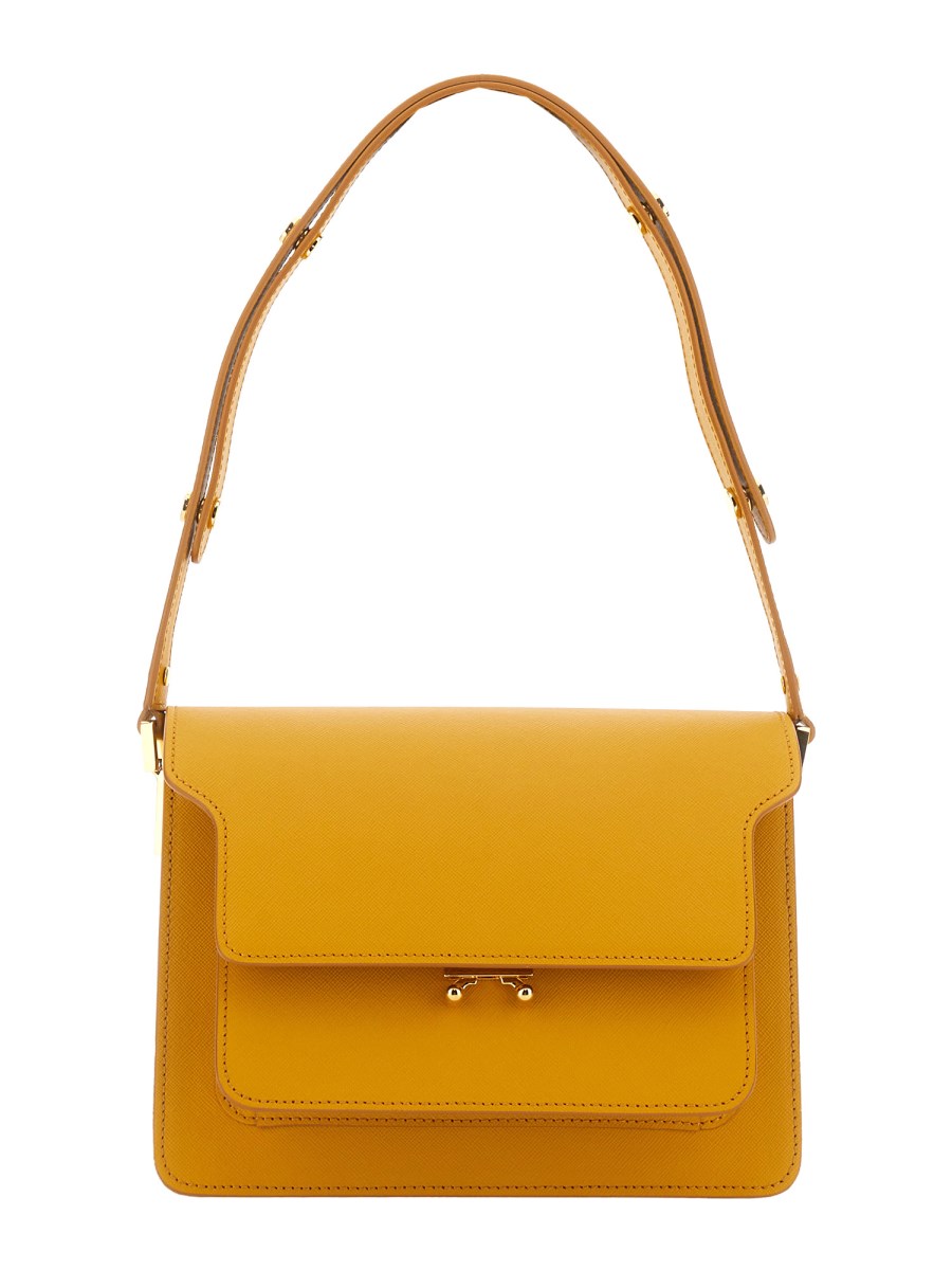 Marni textured leather shoulder bag online