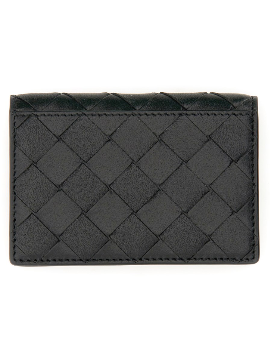 BOTTEGA VENETA WOVEN BUSINESS CARD HOLDER Eleonora Bonucci