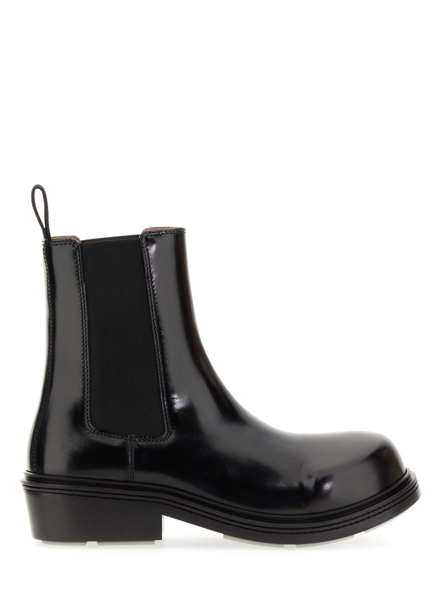 BOTTEGA VENETA - BRUSHED LEATHER FIREMAN CHELSEA BOOT - Eleonora