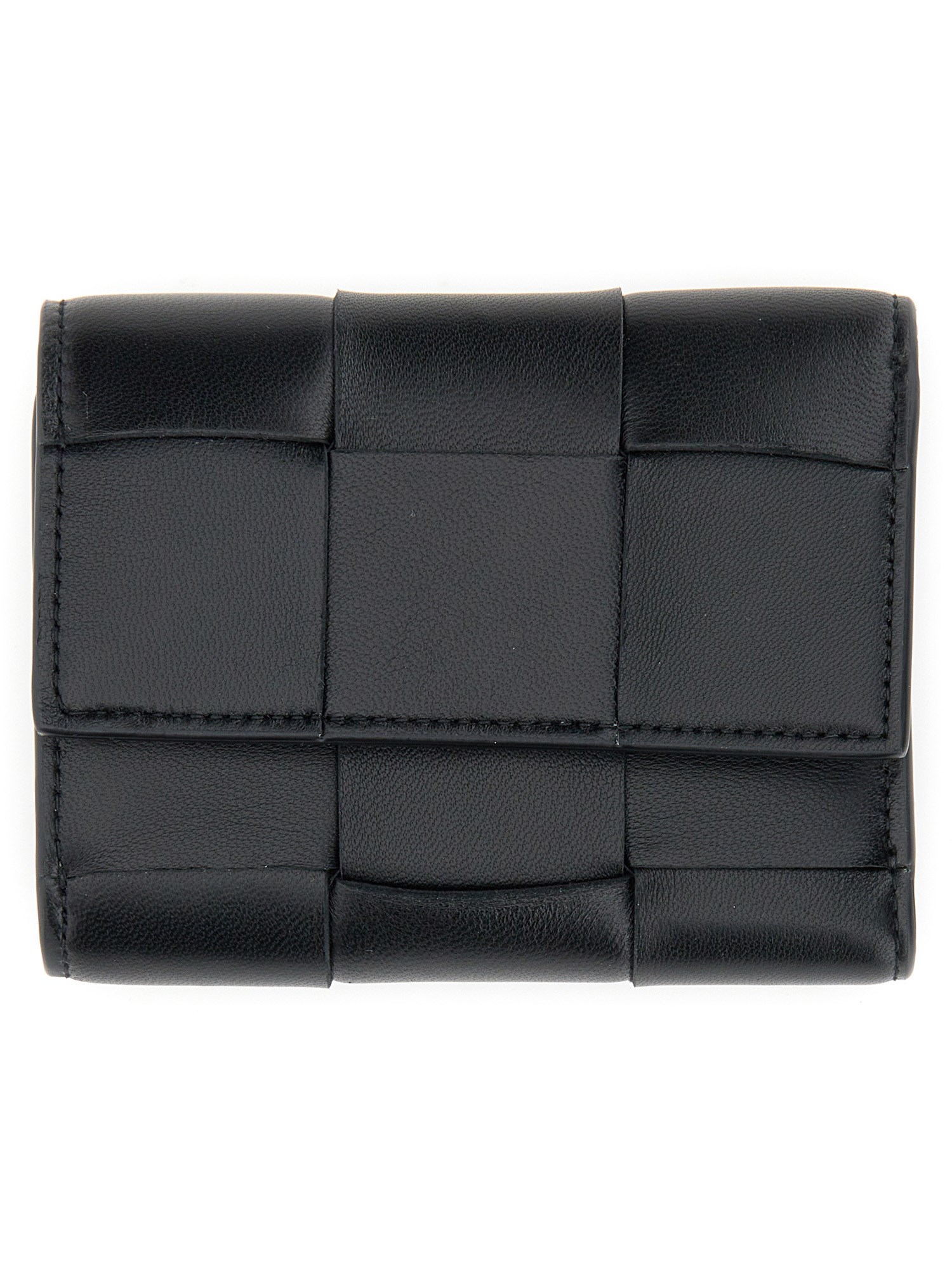 bottega veneta tri-fold zippered wallet