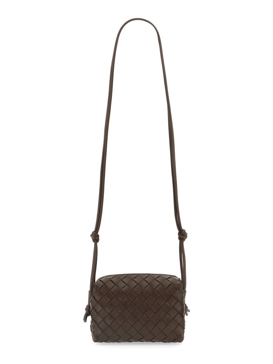 BOTTEGA VENETA - MINI LEATHER BAG WITH WOVEN PATTERN - Eleonora Bonucci