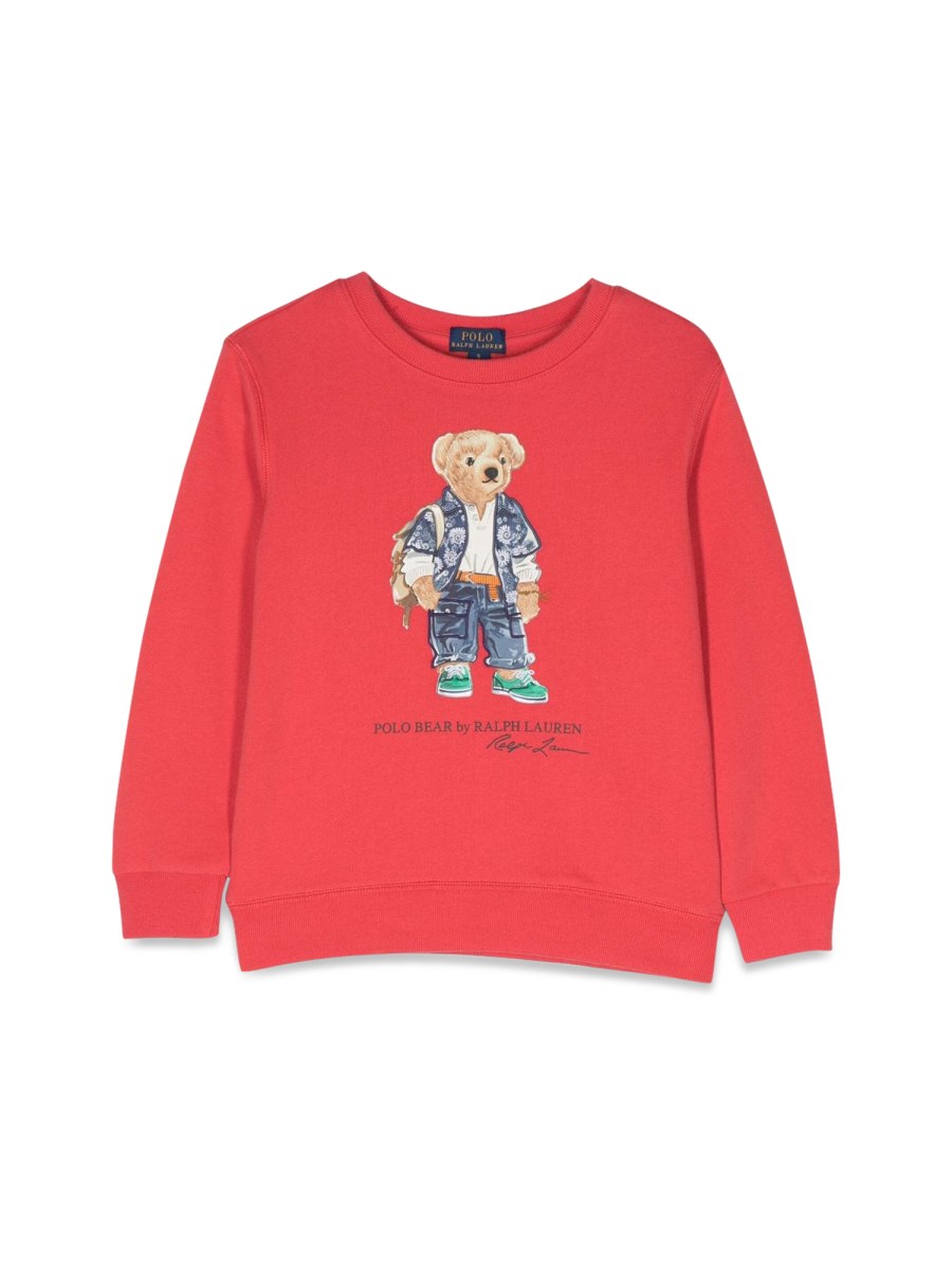 POLO RALPH LAUREN felpa girocollo bear