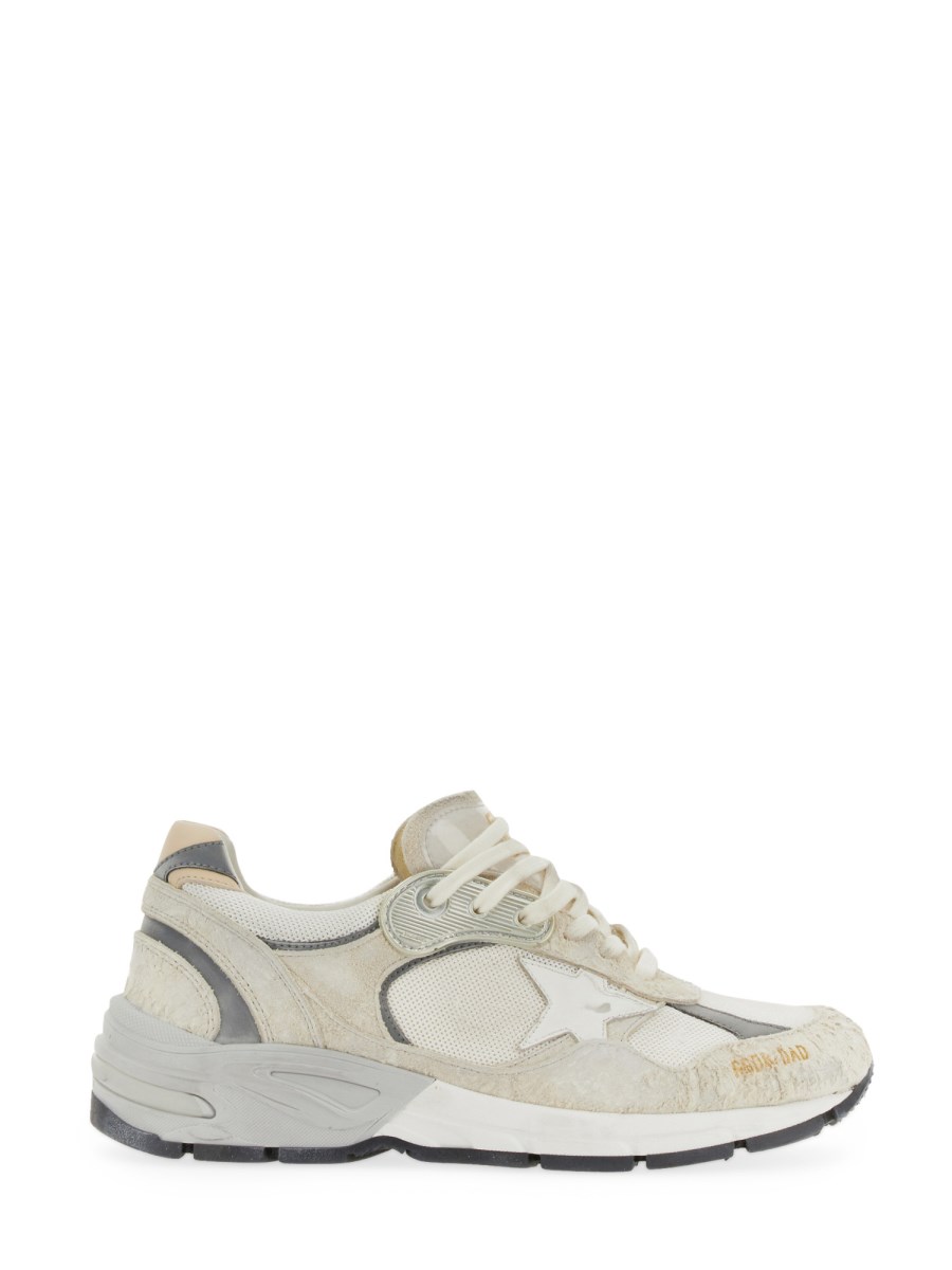 GOLDEN GOOSE SNEAKER RUNNING DAD IN PELLE E MESH