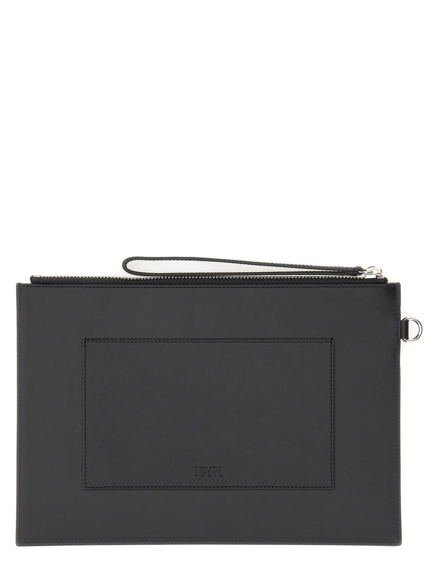 Kenzo black shop clutch