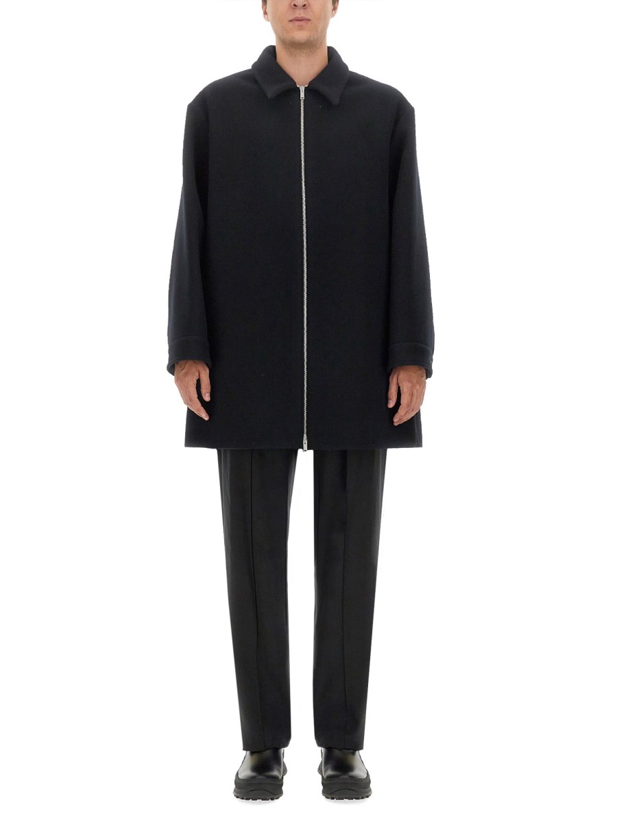 JIL SANDER CAPPOTTO IN LANA VERGINE