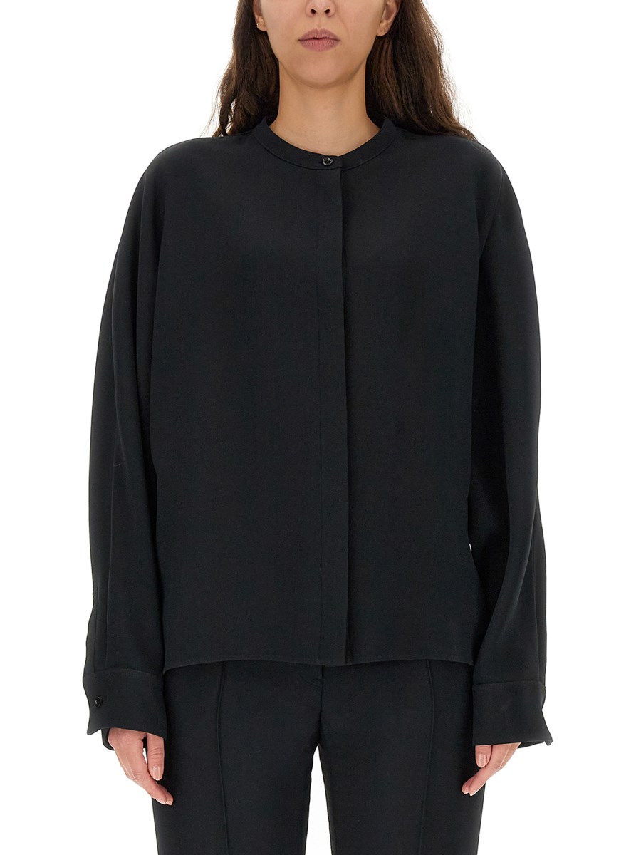 JIL SANDER CAMICIA IN MISTO VISCOSA