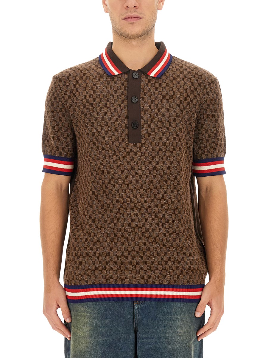 BALMAIN POLO MONOGRAM