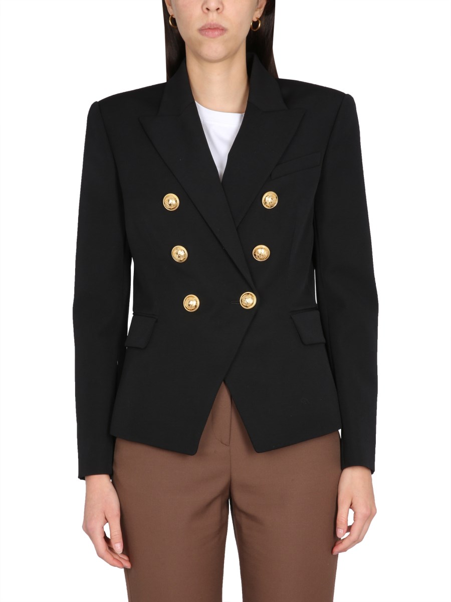 BALMAIN SIX BUTTON CLASSIC WOOL JACKET Eleonora Bonucci