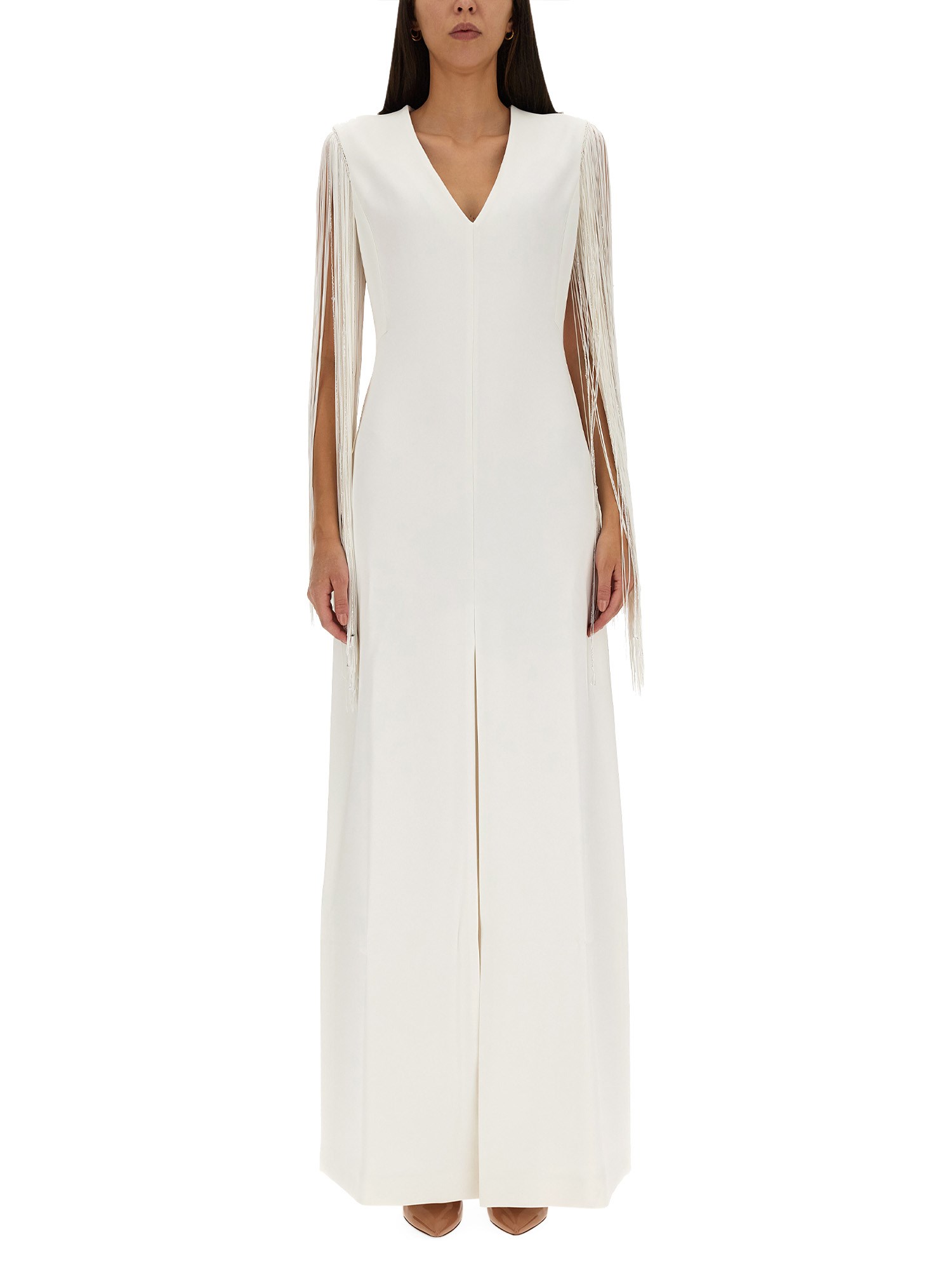 Max Mara Column Dress In White