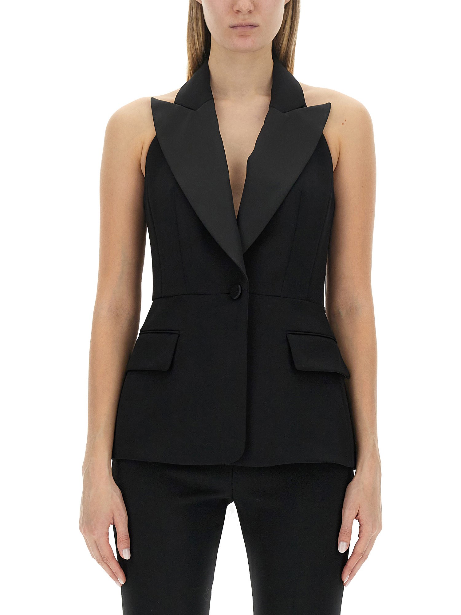 Shop Max Mara Aletta Vest In Black