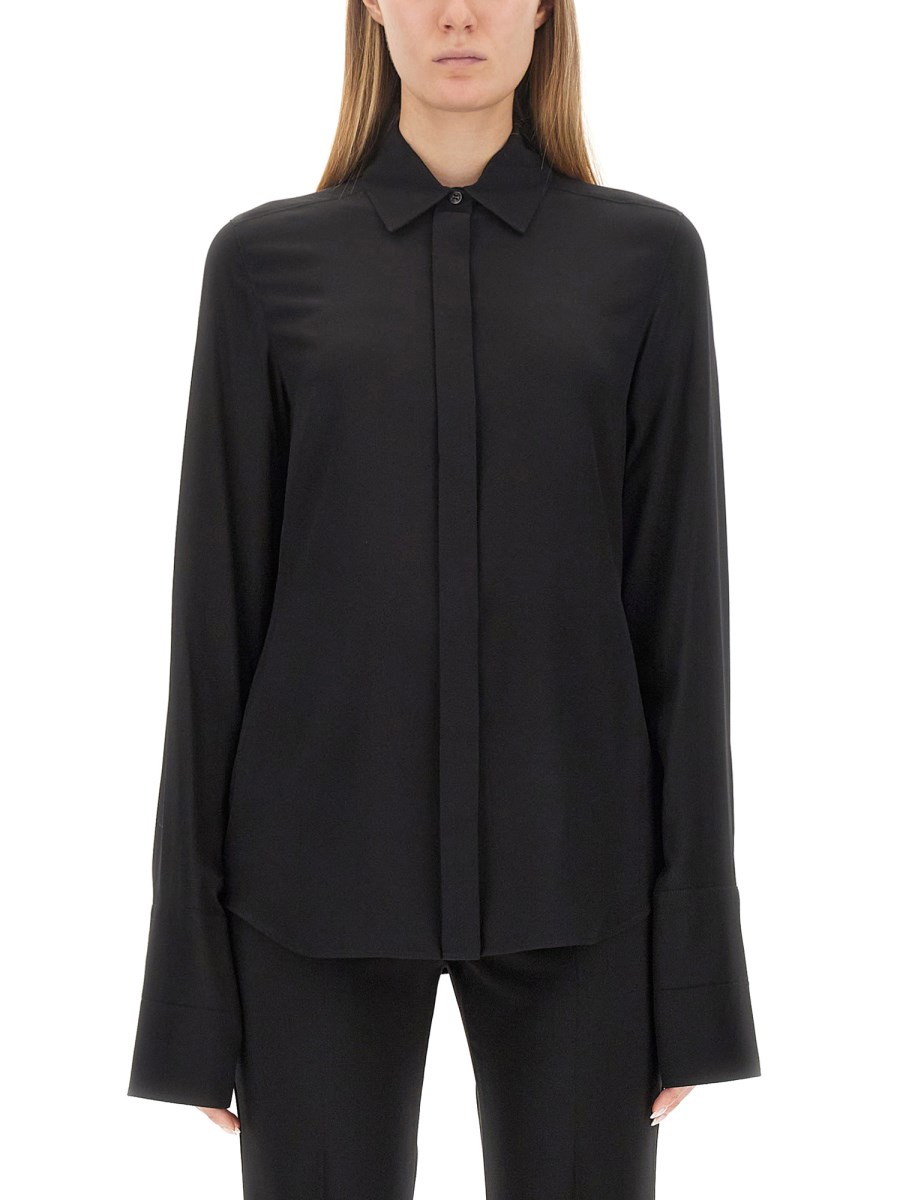 SPORTMAX CAMICIA ALGEBRA IN SETA