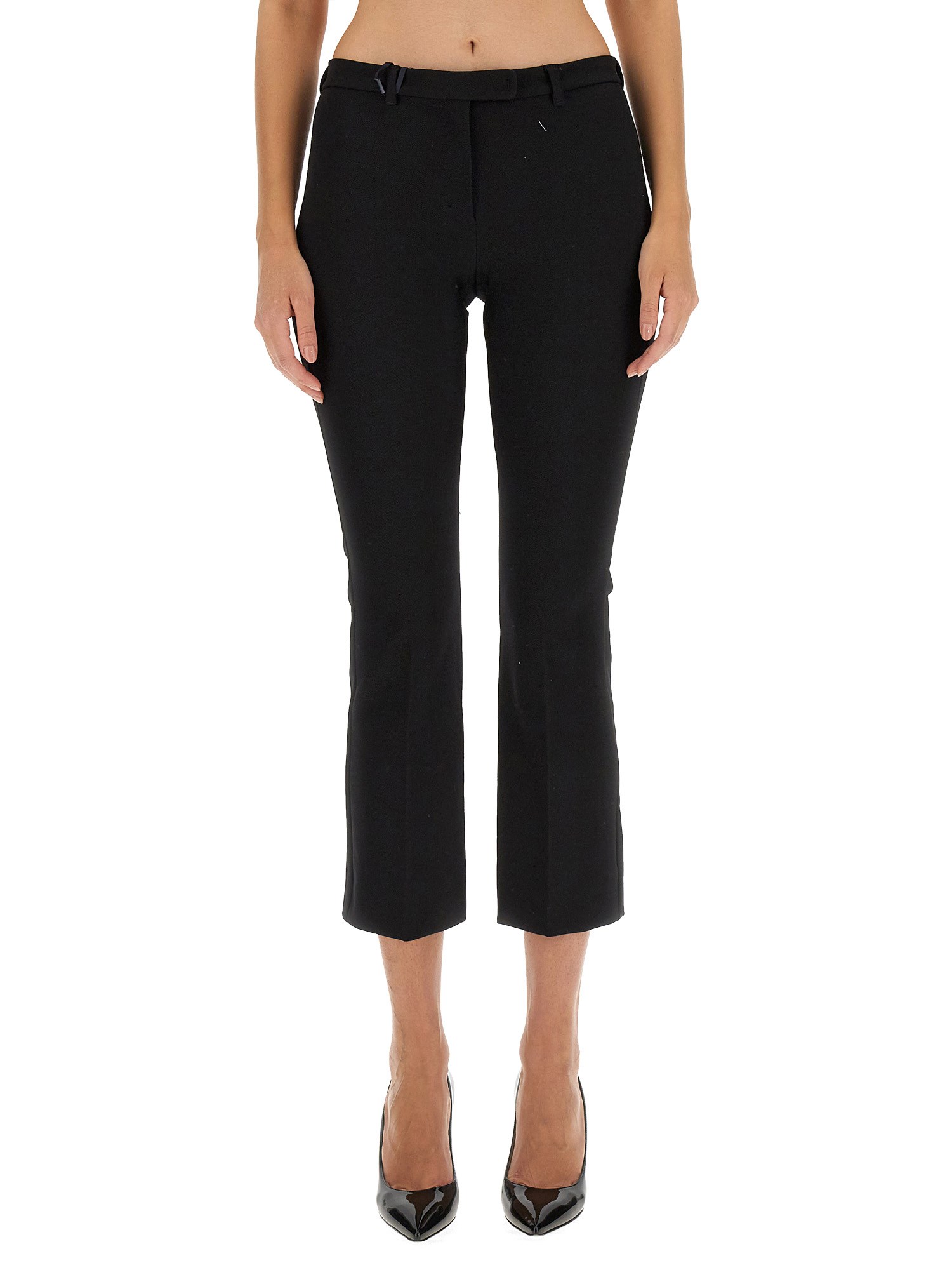 Shop 's Max Mara Humanity Pants In Black