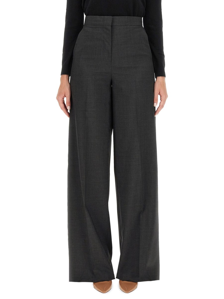 MAX MARA PANTALONE PALAZZO IN LANA