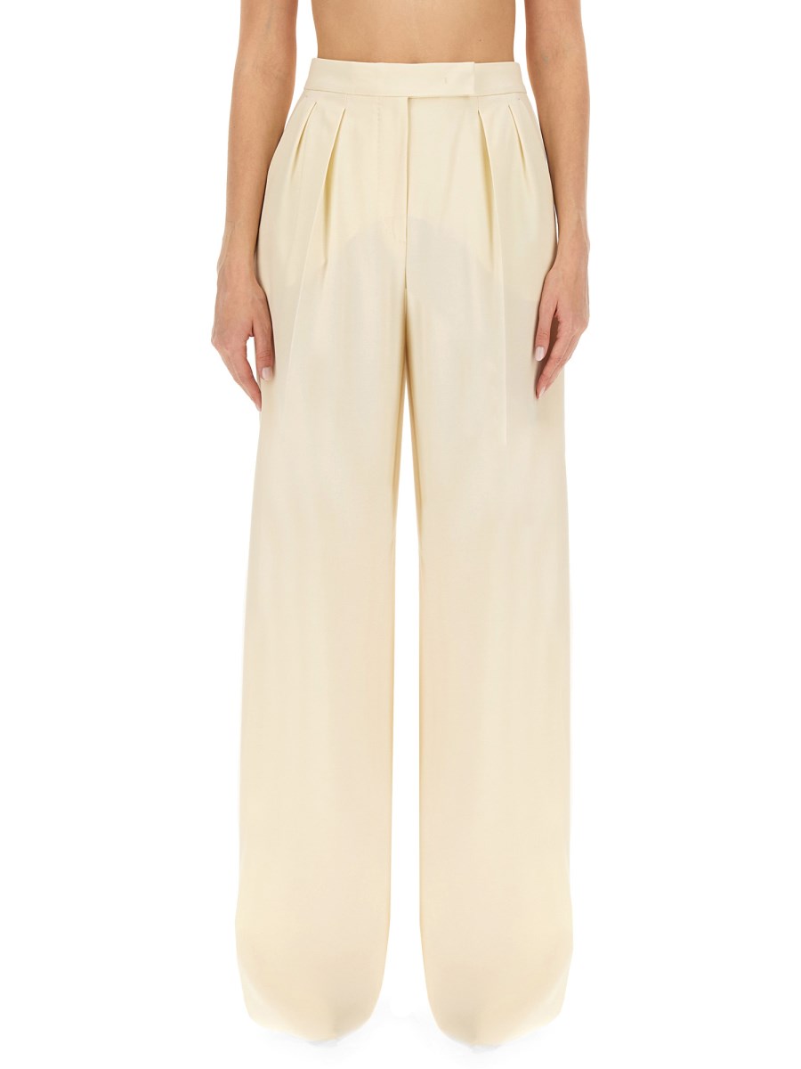 MAX MARA PANTALONE AMPIO IN LANA