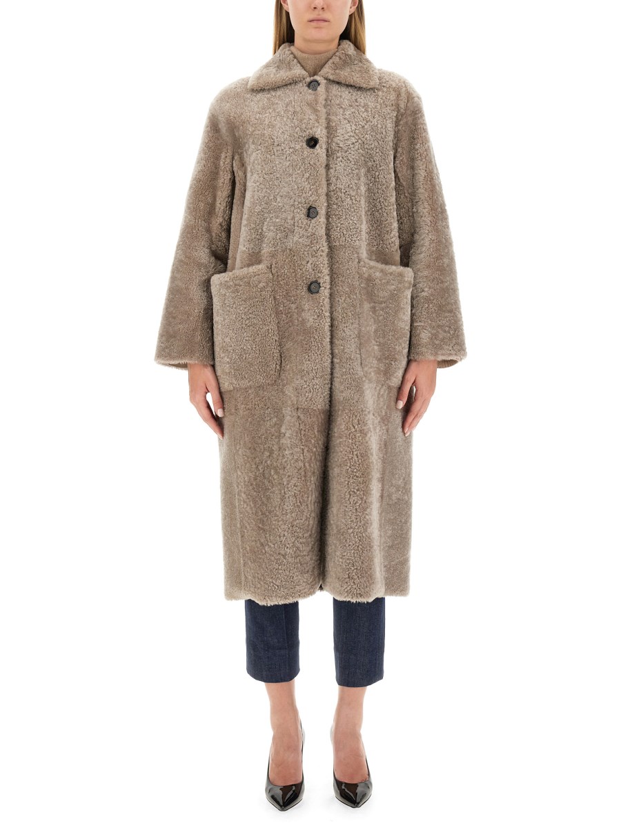 Max mara discount shearling blazer