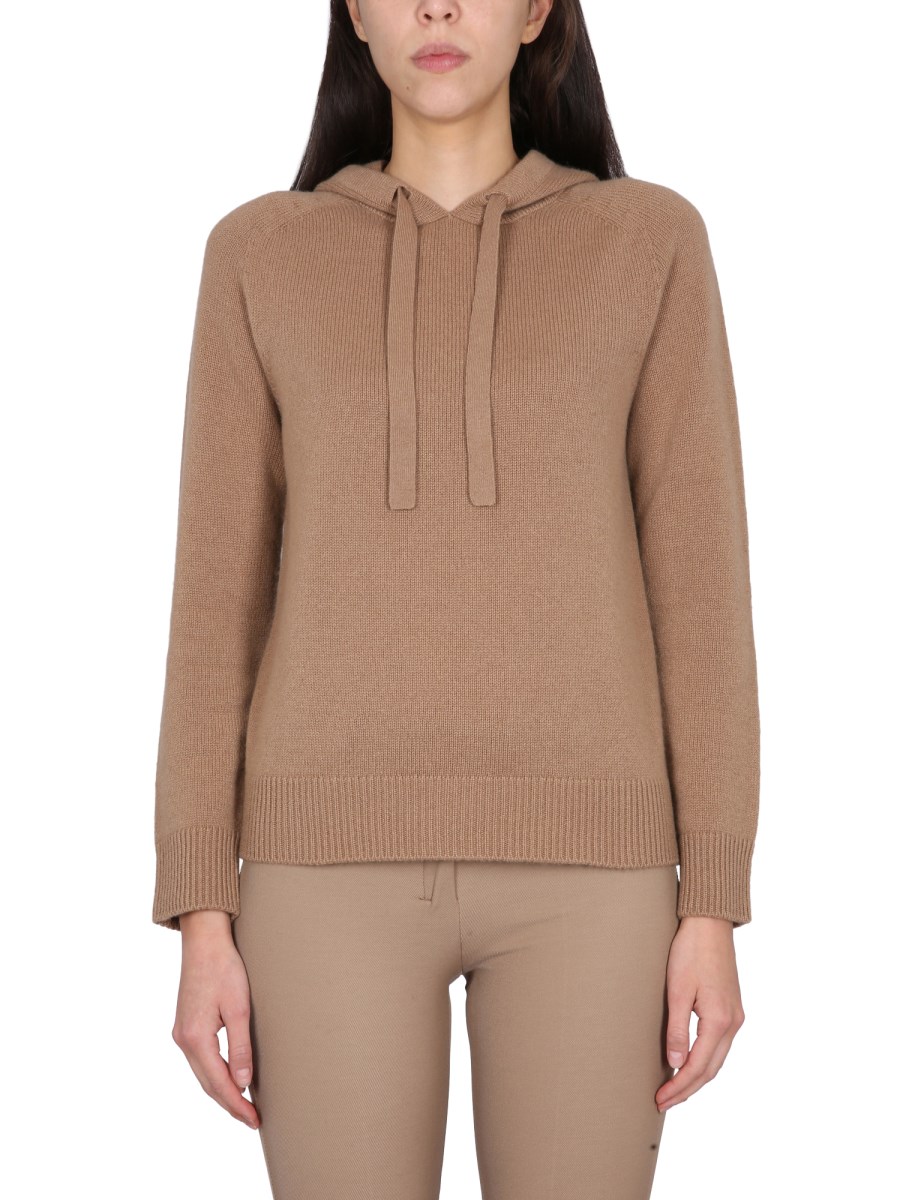 S MAX MARA MAGLIA CON CAPPUCCIO