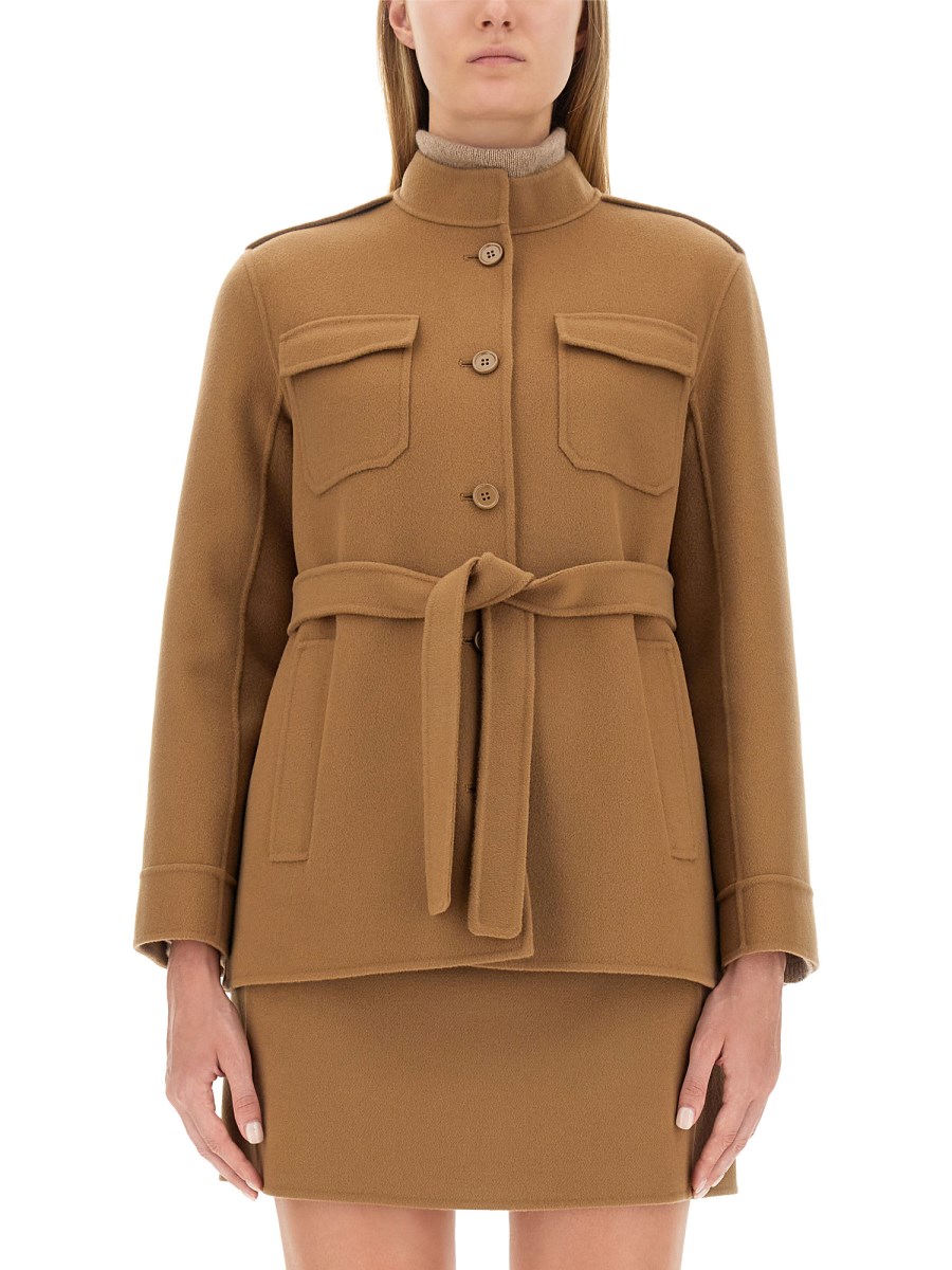 Max mara cheap beige wool coat