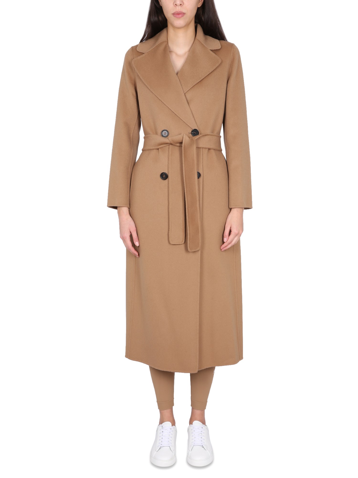 's Max Mara Ettore Virgin Wool Coat In Beige