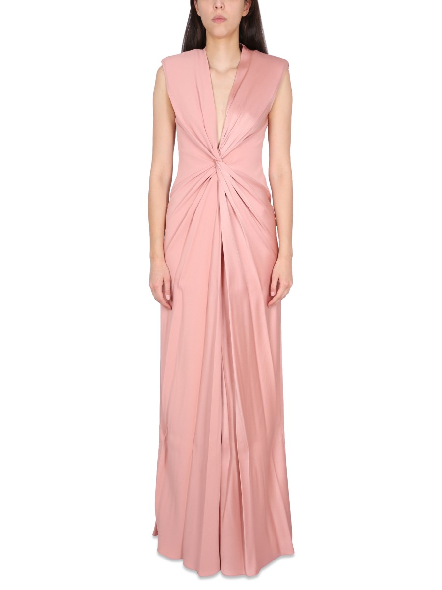max mara envers satin dress Max Mara | Woman - Envers satin slip dress - Midnightblue