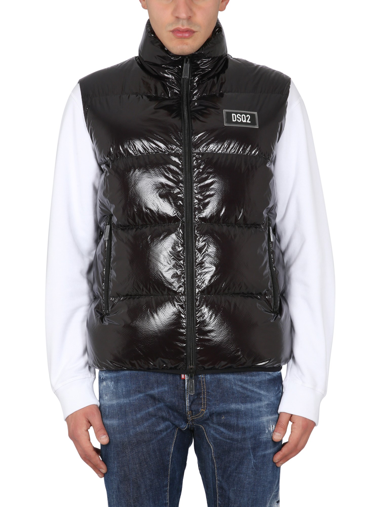 dsquared vests with logo