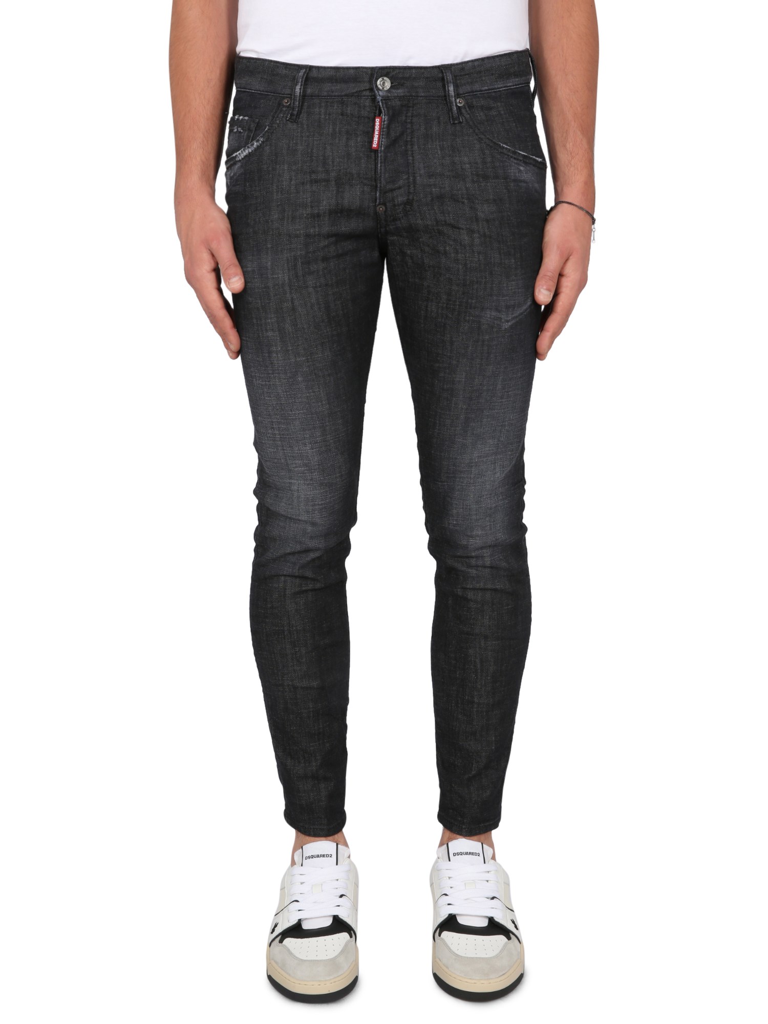 Dsquared2 Regular Fit Jeans In Black