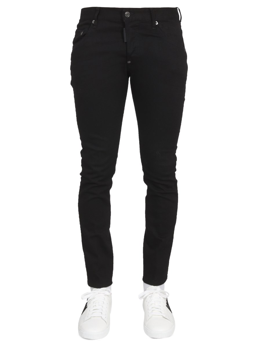 DSQUARED JEANS SKATER IN DENIM DI COTONE