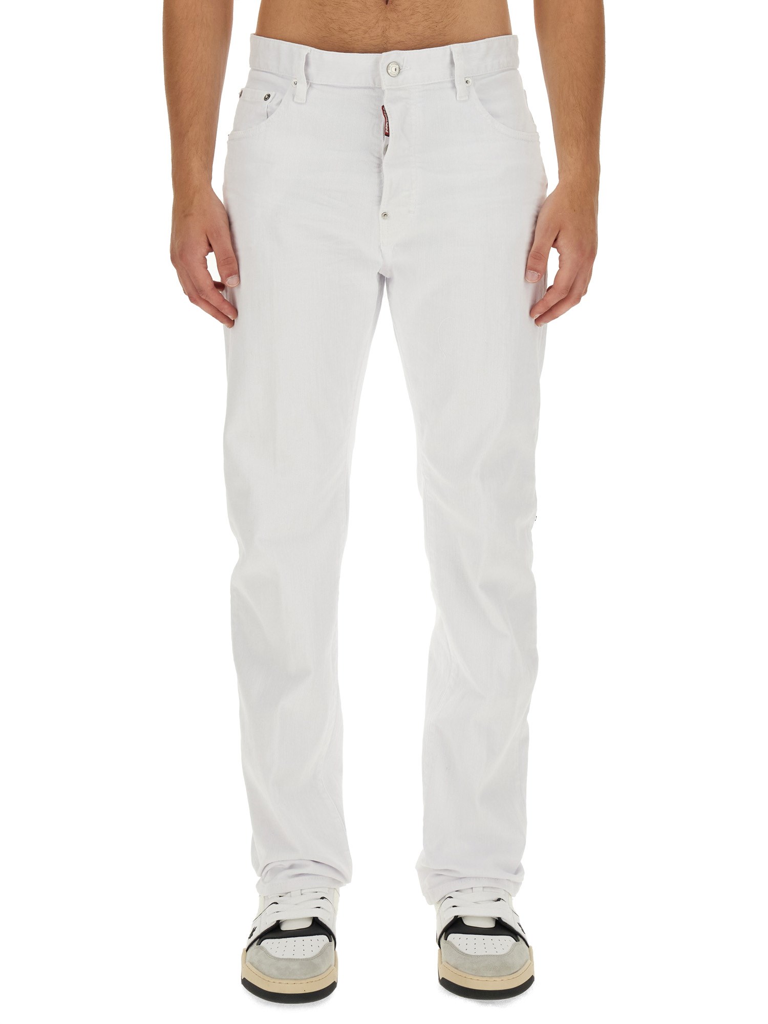Dsquared2 Dsquared Men Jeans In Denim In White