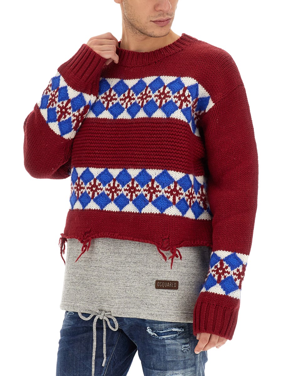 Mens hot sale dsquared sweater