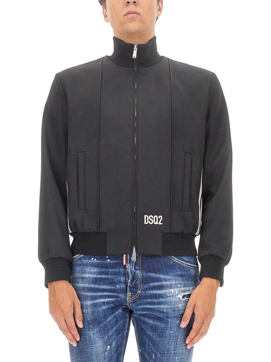 Dsquared bomber outlet jacket fur