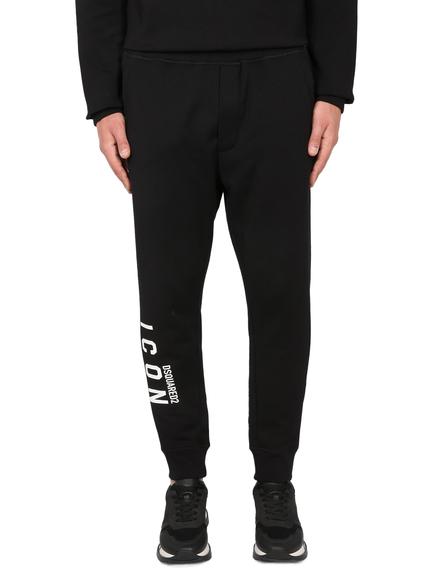 Dsquared2 Logo-print Track Pants In Black