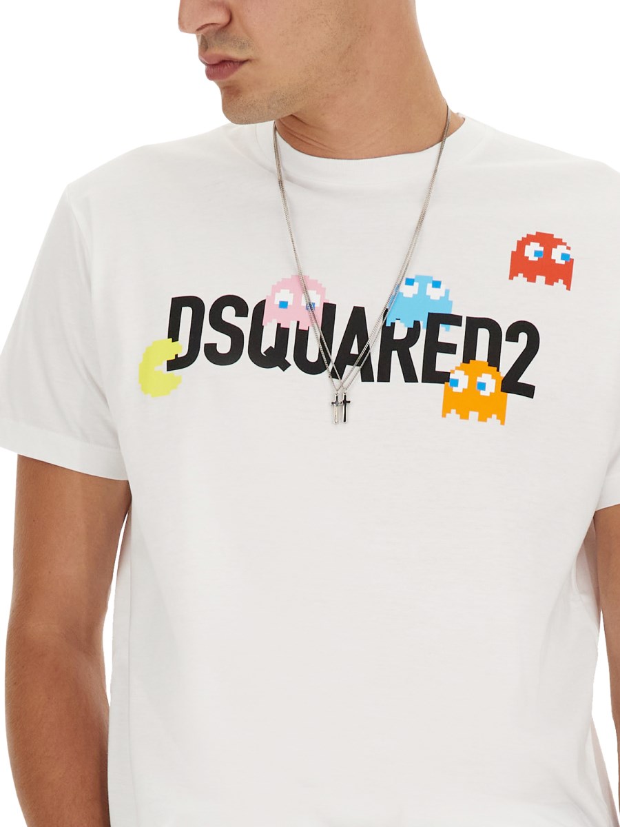 DSQUARED - T-SHIRT ICON IN COTONE - Eleonora Bonucci