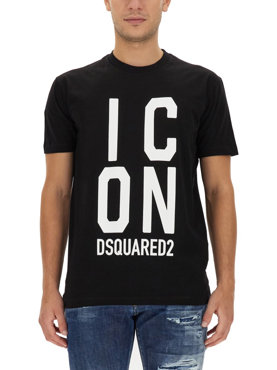 T shirt dsquared2 hot sale icon uomo