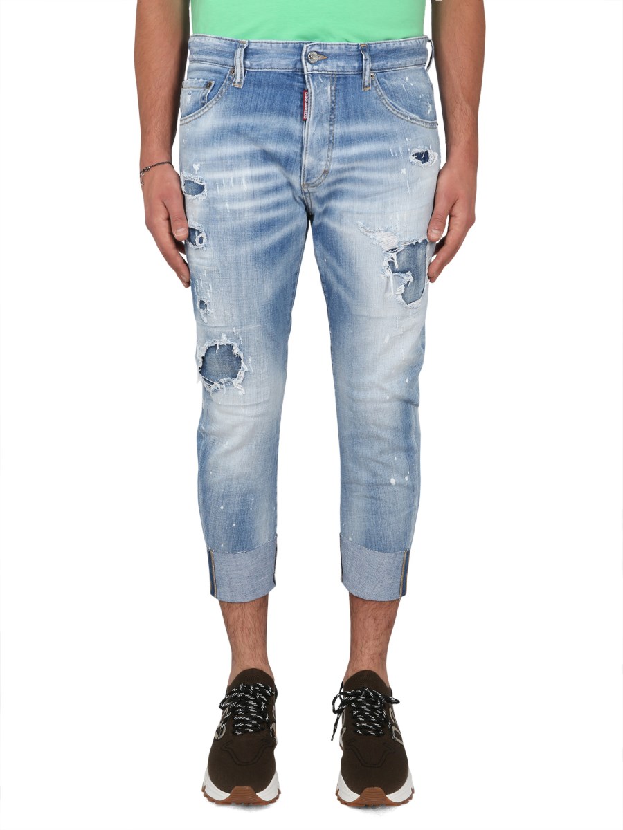 DSQUARED JEANS SAILOR IN DENIM DI COTONE