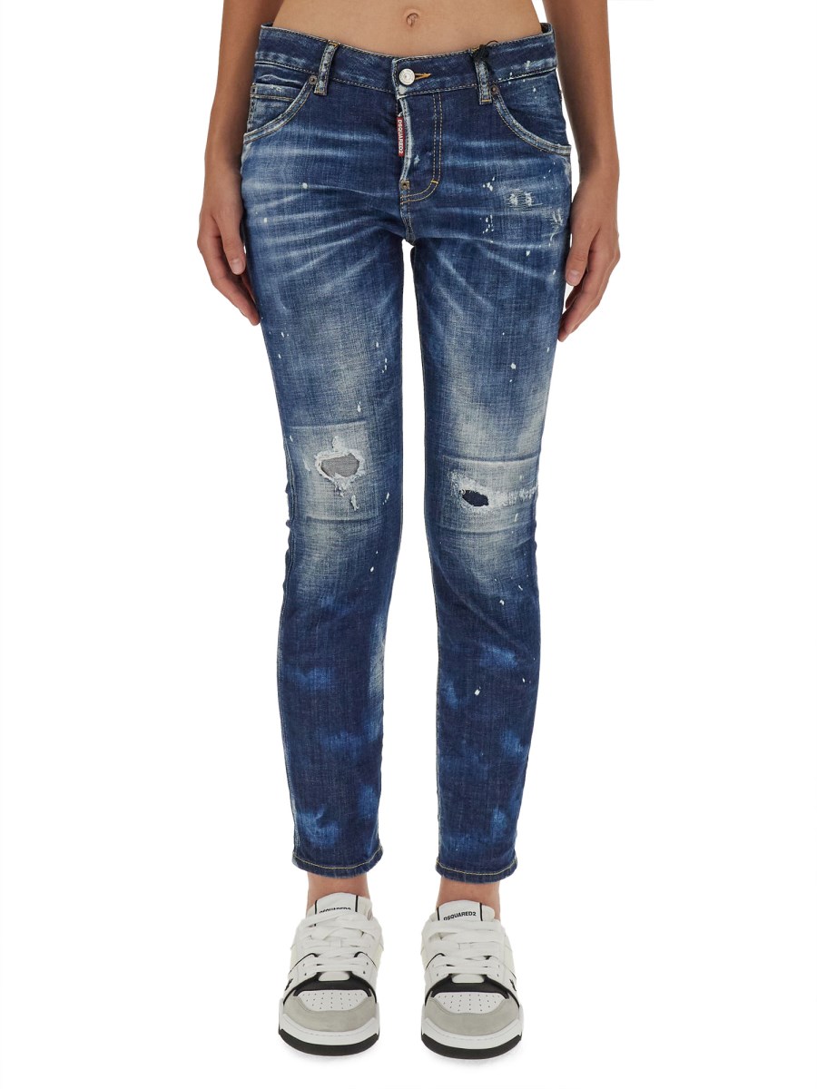 DSQUARED JEANS COOL GIRL IN DENIM DI COTONE