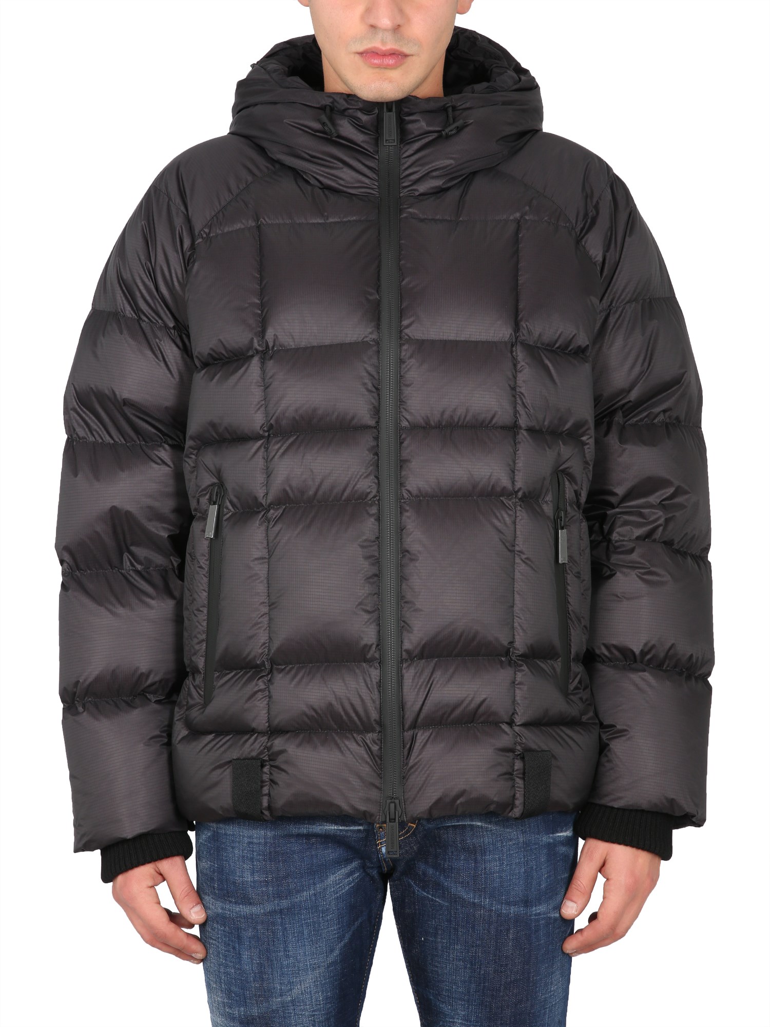 Shop Dsquared2 Quilted Down Jacket In Black