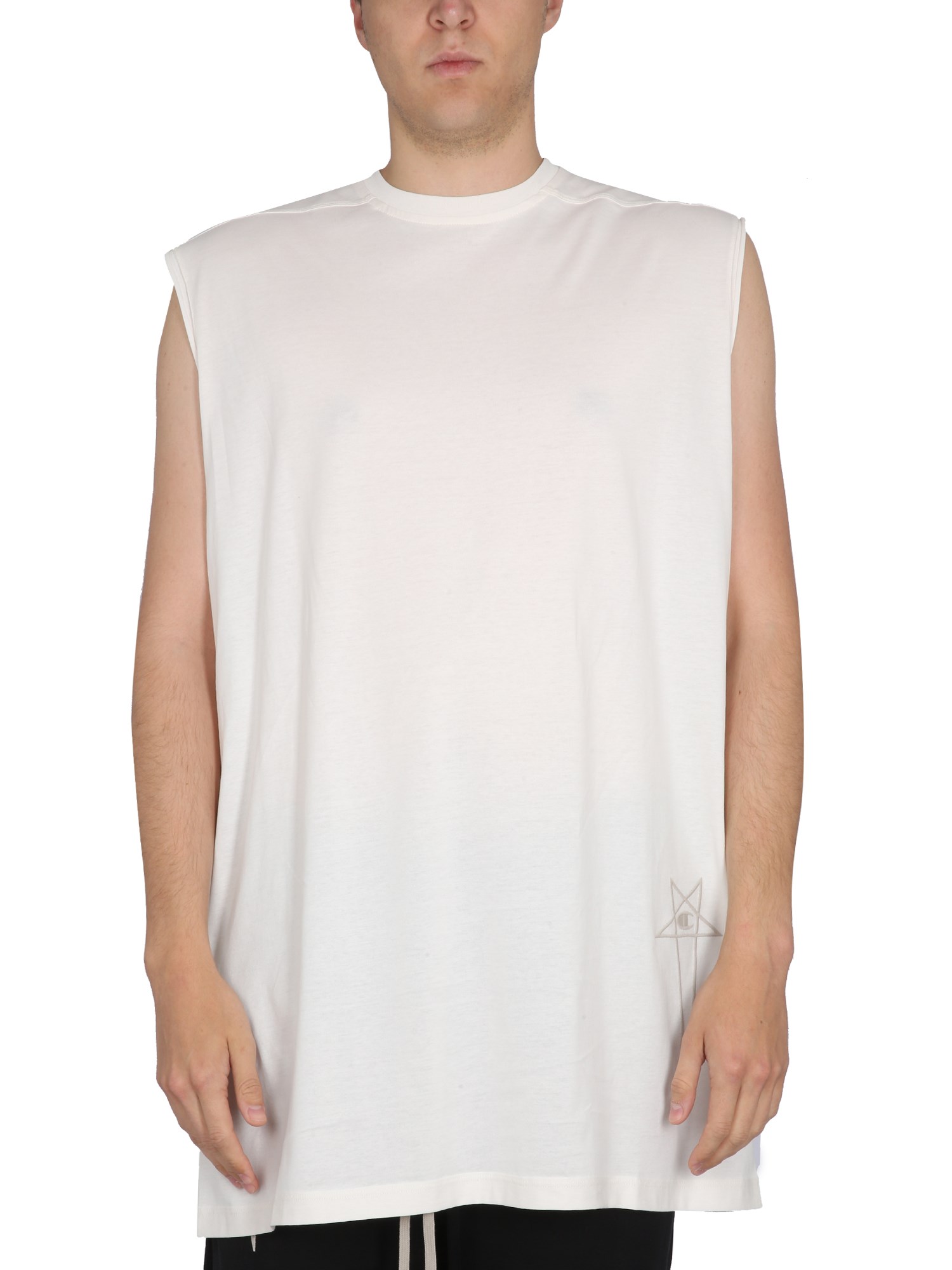 Shop Champion X Rick Owens Basketball Undershirt In White
