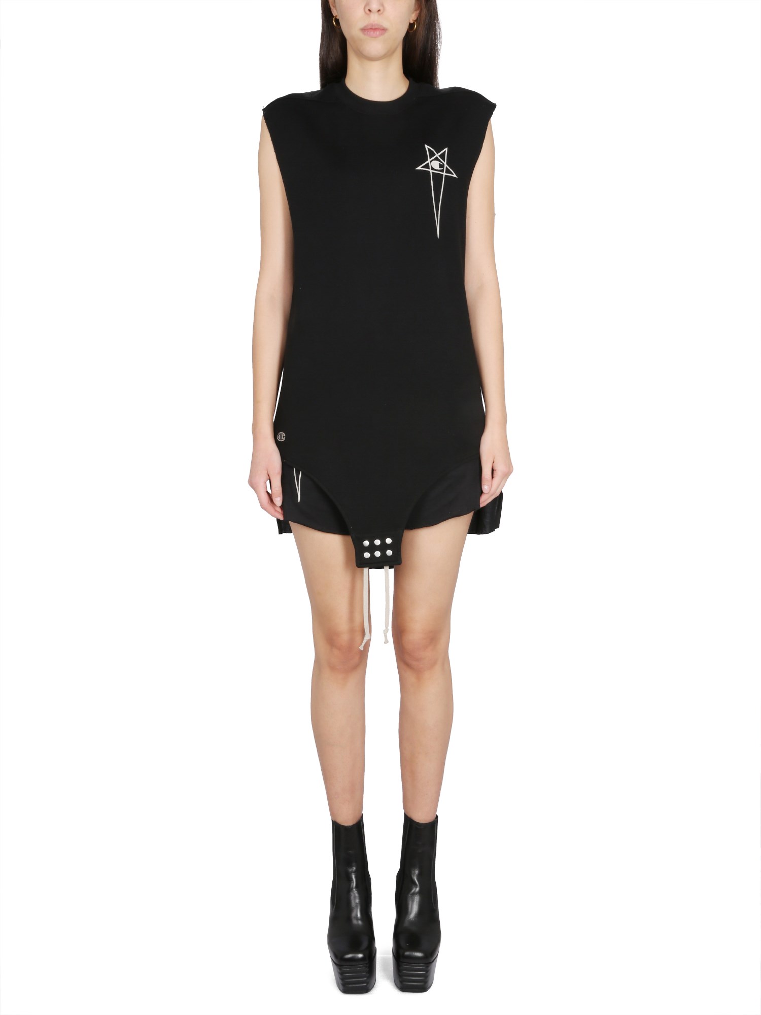 Shop Champion X Rick Owens Body Sl In Black