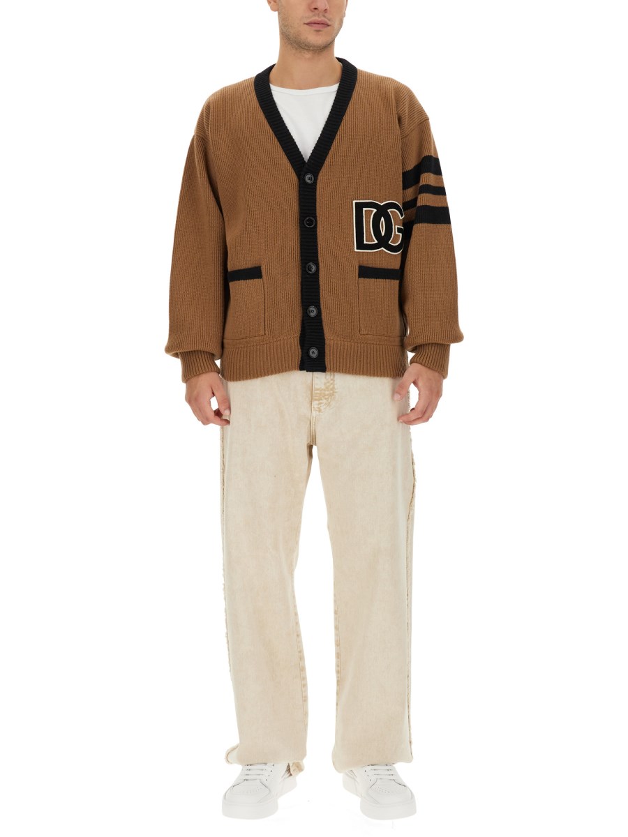 CARDIGAN IN LANA COSTA INGLESE