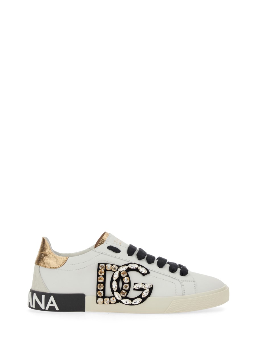 Dolce & gabbana 2025 portofino leather sneaker