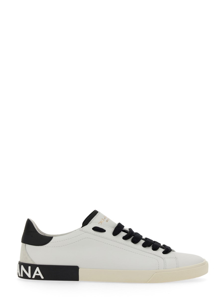 Dolce & gabbana men's leather best sale sneakers shoes