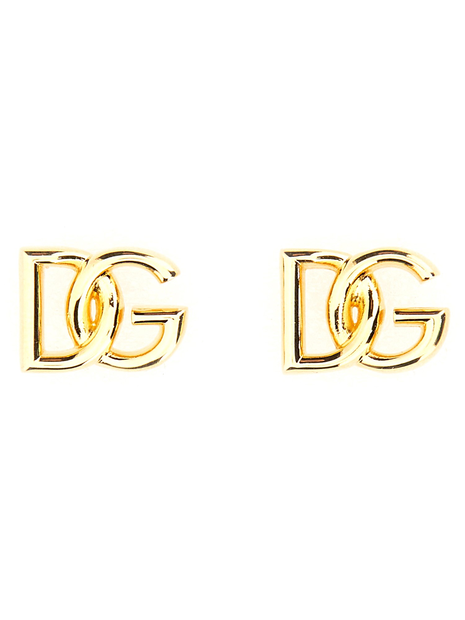 Dolce & Gabbana Dg Stud Earrings In Gold