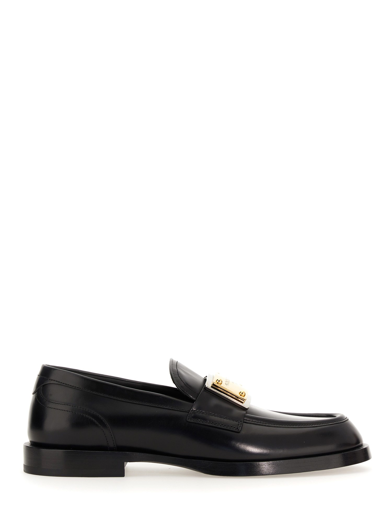 dolce & gabbana leather loafer