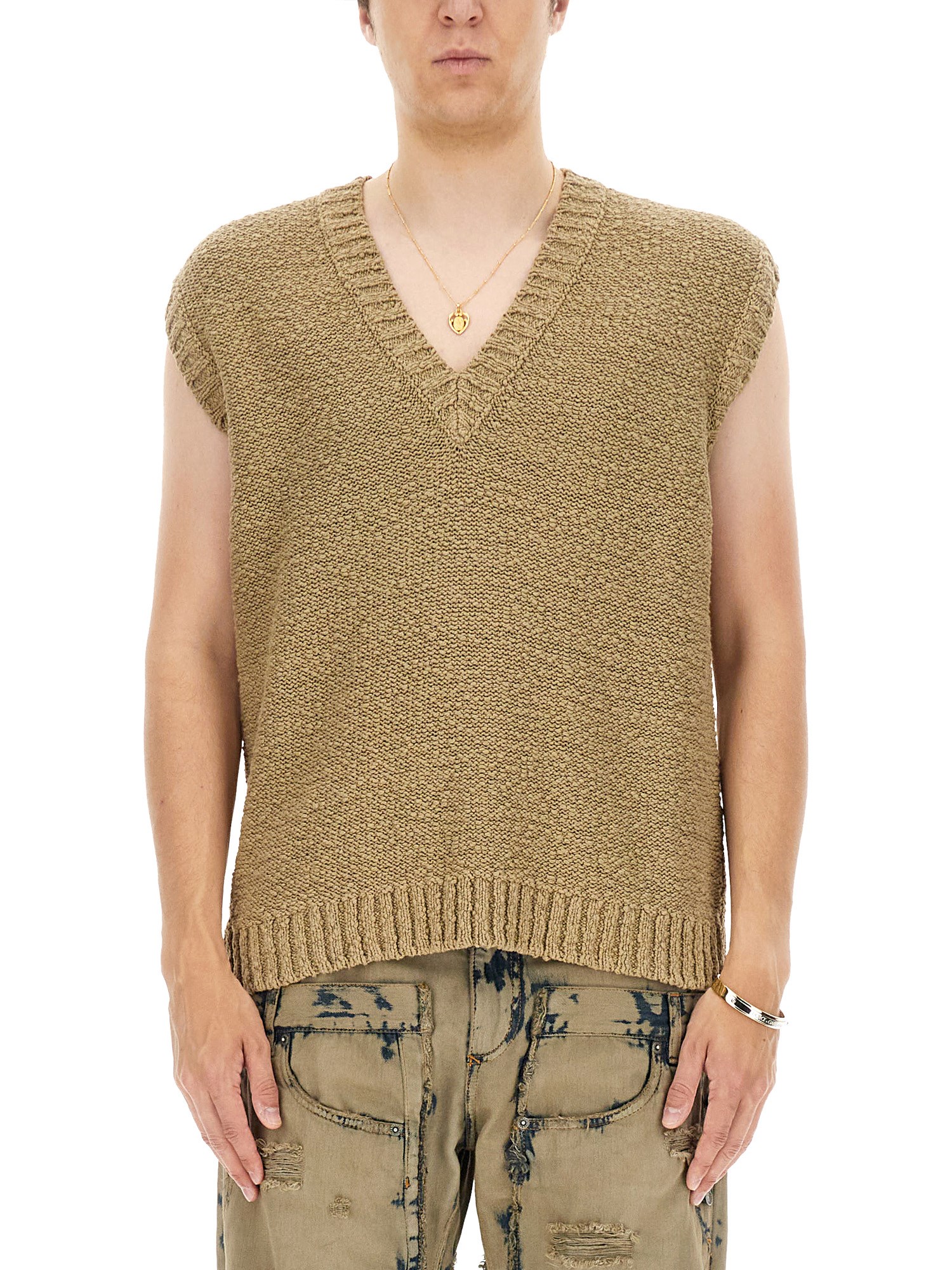 dolce & gabbana knitted vest