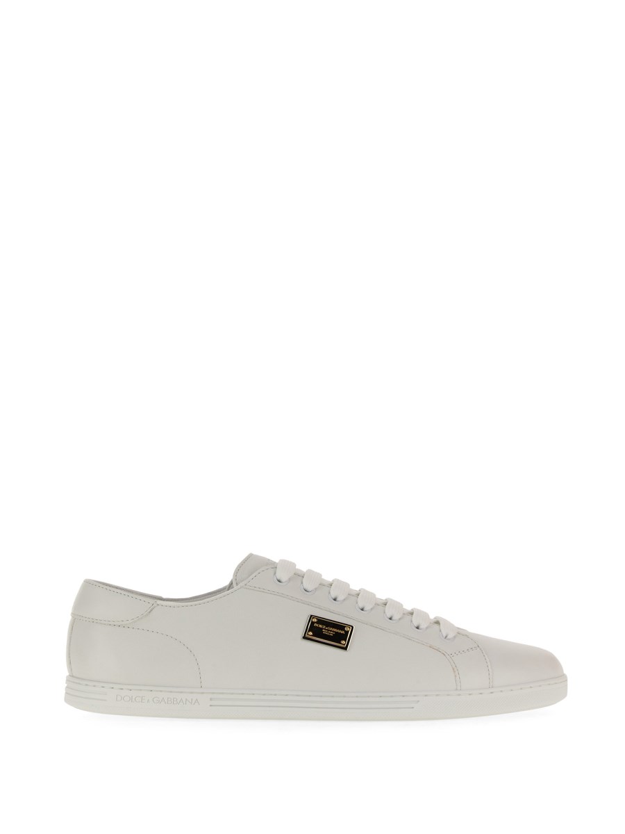 DOLCE & GABBANA SNEAKER SAINT TROPEZ IN PELLE