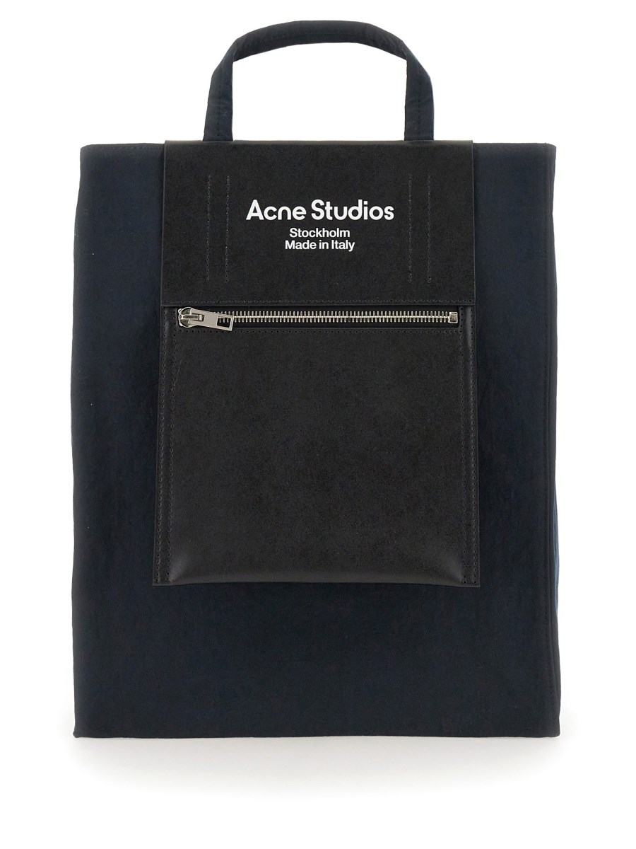 ACNE STUDIOS BORSA TOTE PAPERY IN NYLON