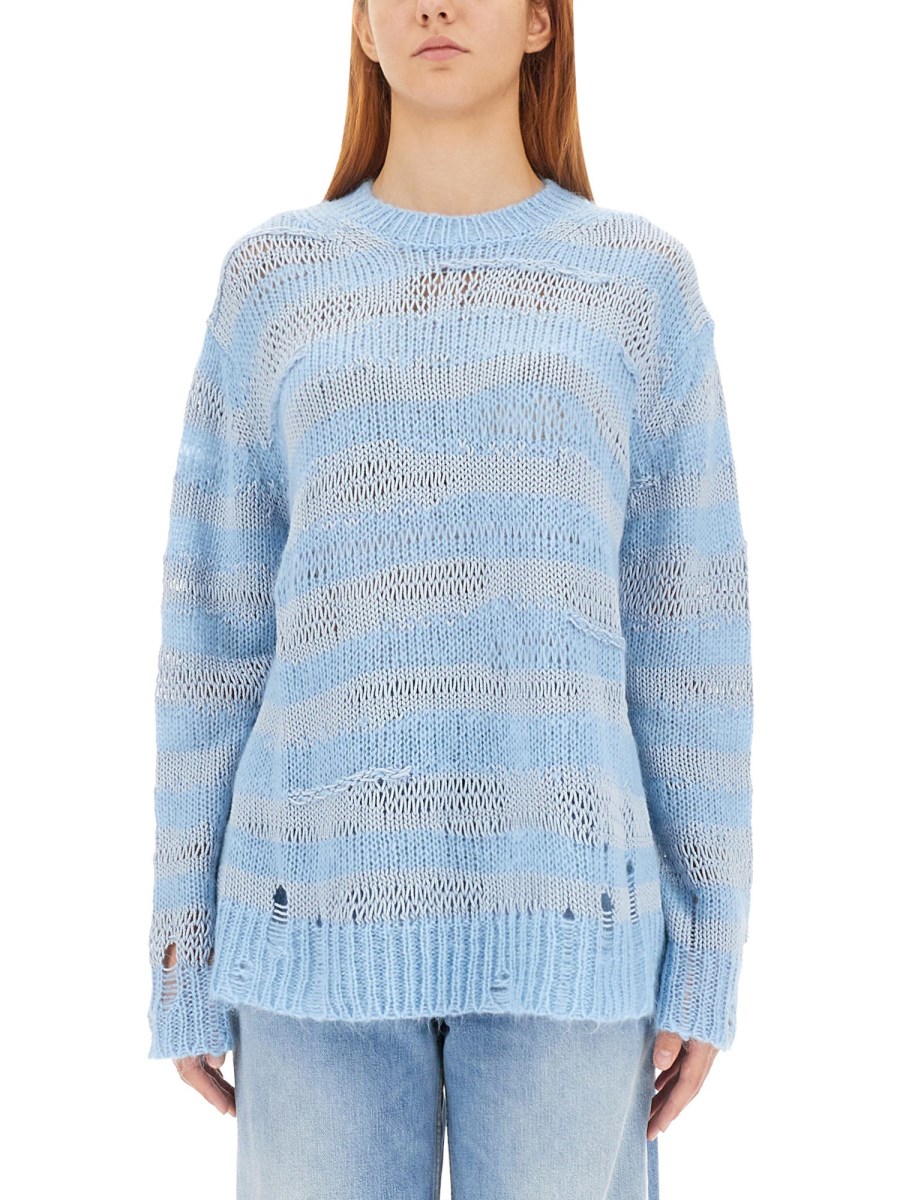 ACNE STUDIOS RELAXED FIT WOOL BLEND SWEATER Eleonora Bonucci